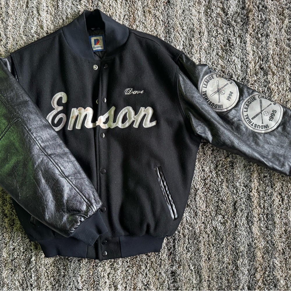 Vintage Rennoc Industrial Baseball League Champs Jacket